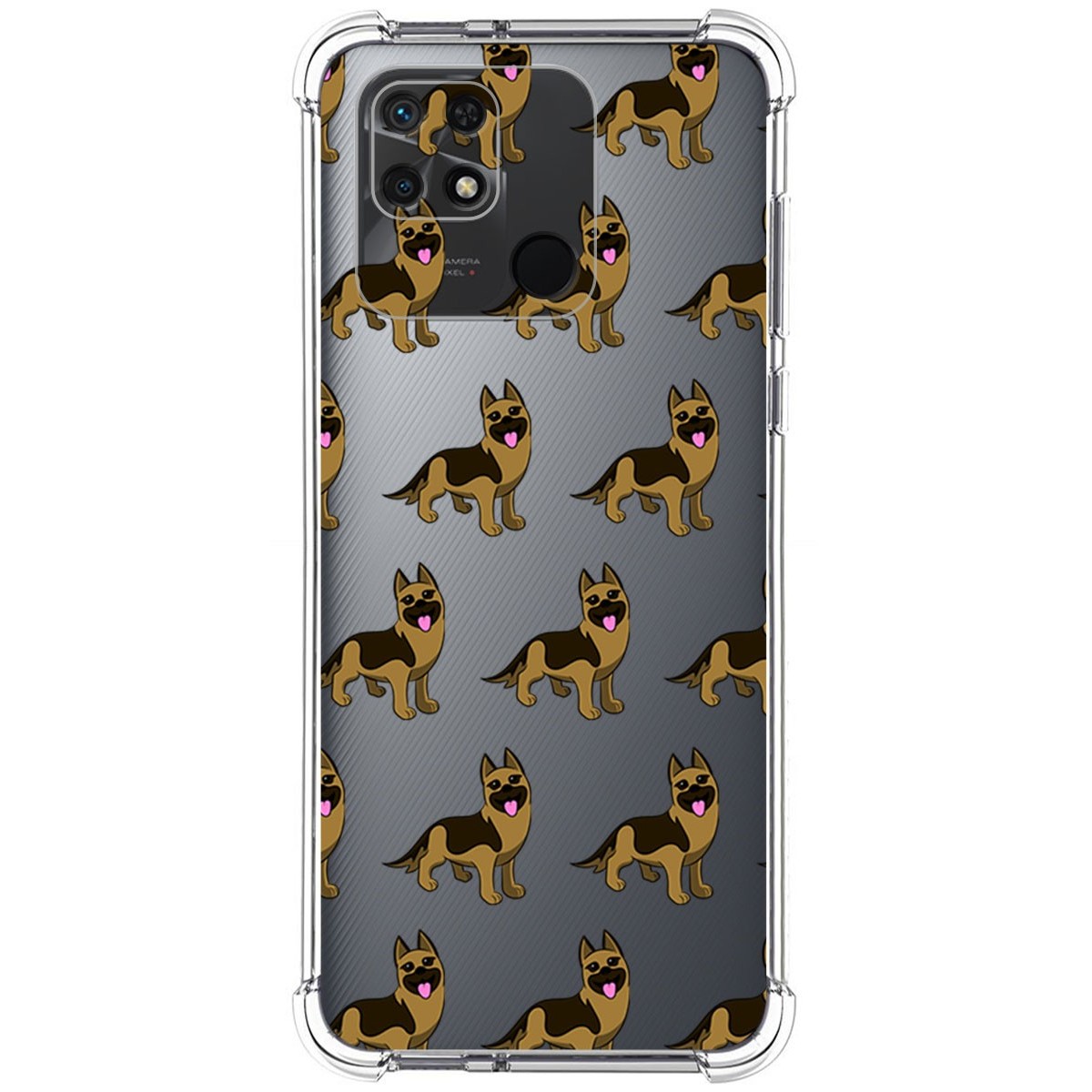 Funda Silicona Antigolpes para Xiaomi Redmi 10C diseño Perros 09 Dibujos