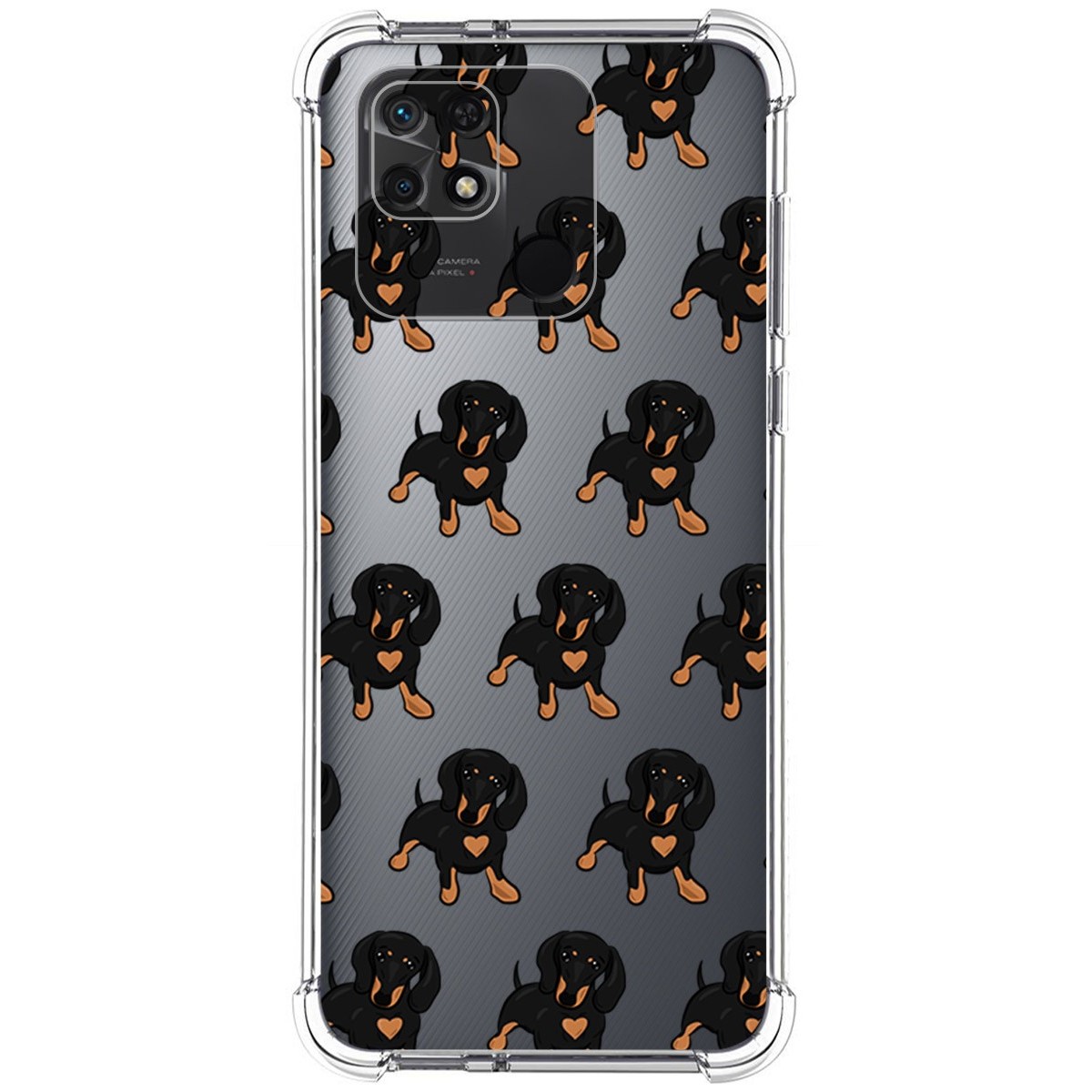 Funda Silicona Antigolpes para Xiaomi Redmi 10C diseño Perros 10 Dibujos