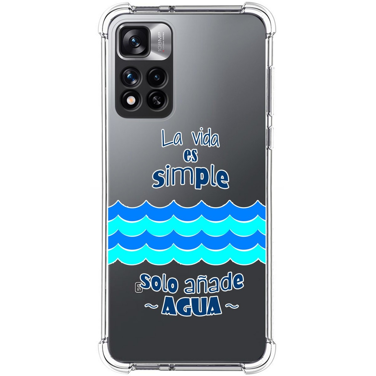 Funda Silicona Antigolpes para Xiaomi Redmi Note 11 Pro+ Plus 5G diseño Agua Dibujos