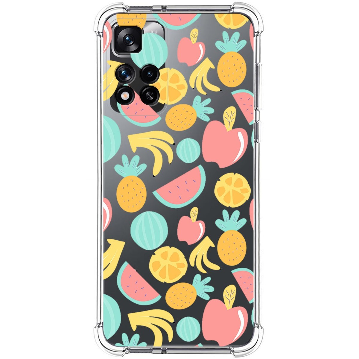 Funda Silicona Antigolpes para Xiaomi Redmi Note 11 Pro+ Plus 5G diseño Frutas 02 Dibujos