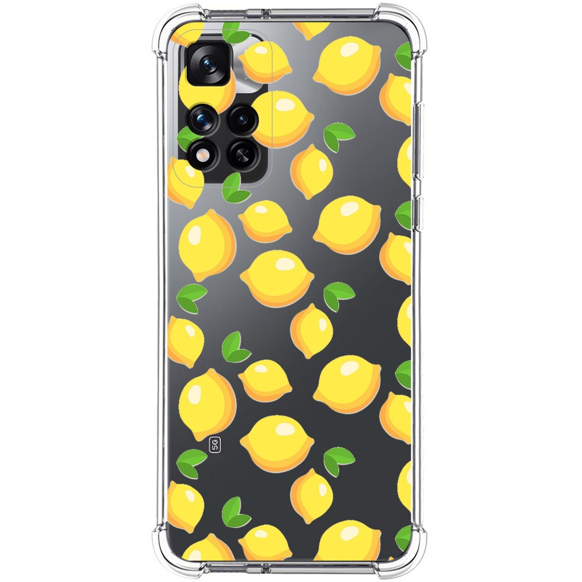 Funda Silicona Antigolpes para Xiaomi Redmi Note 11 Pro+ Plus 5G diseño Limones Dibujos