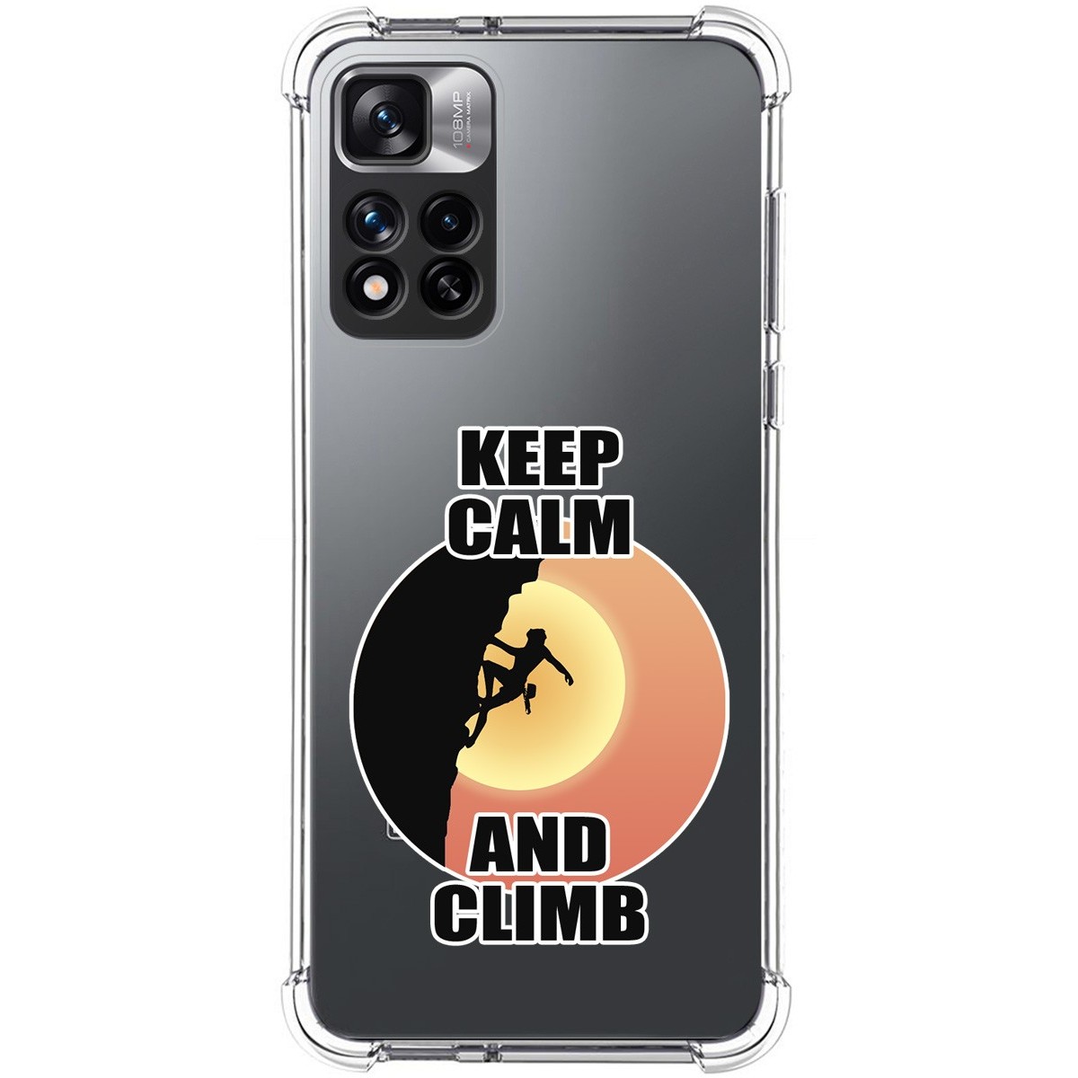 Funda Silicona Antigolpes para Xiaomi Redmi Note 11 Pro+ Plus 5G diseño Mujer Escalada Dibujos