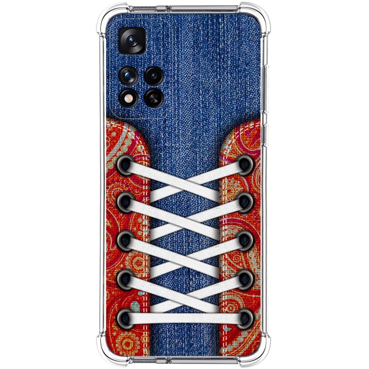 Funda Silicona Antigolpes para Xiaomi Redmi Note 11 Pro+ Plus 5G diseño Zapatillas 11 Dibujos
