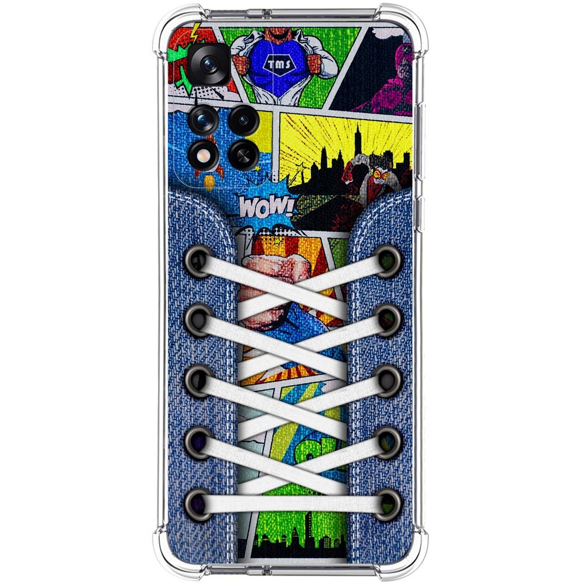 Funda Silicona Antigolpes para Xiaomi Redmi Note 11 Pro+ Plus 5G diseño Zapatillas 14 Dibujos