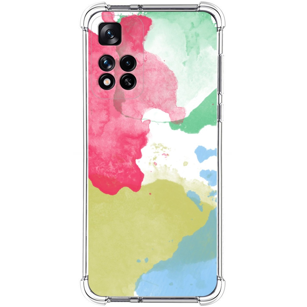 Funda Silicona Antigolpes para Xiaomi Redmi Note 11 Pro+ Plus 5G diseño Acuarela 02 Dibujos