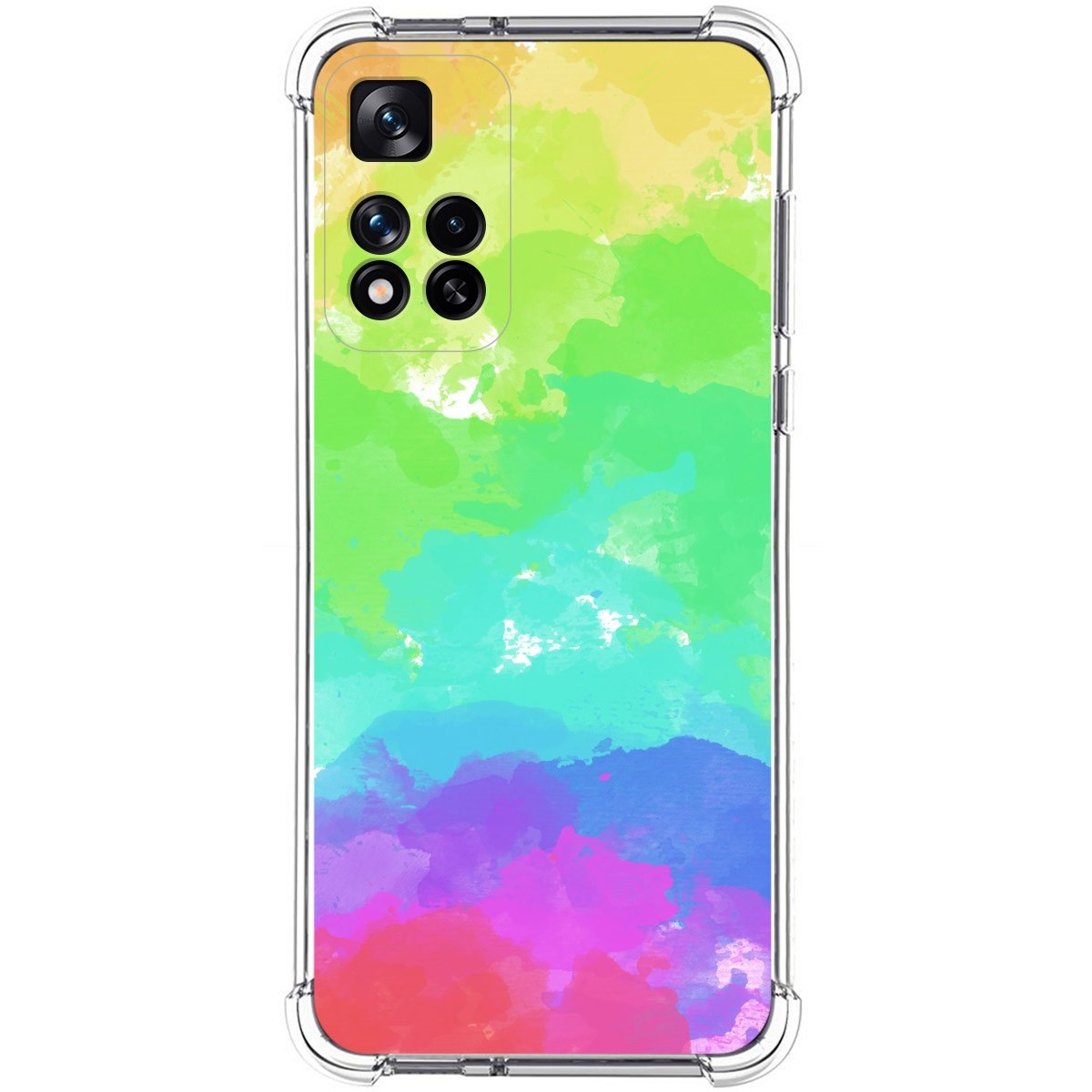 Funda Silicona Antigolpes para Xiaomi Redmi Note 11 Pro+ Plus 5G diseño Acuarela 03 Dibujos