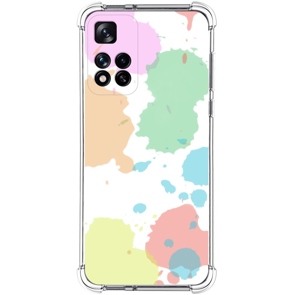 Funda Silicona Antigolpes para Xiaomi Redmi Note 11 Pro+ Plus 5G diseño Acuarela 05 Dibujos