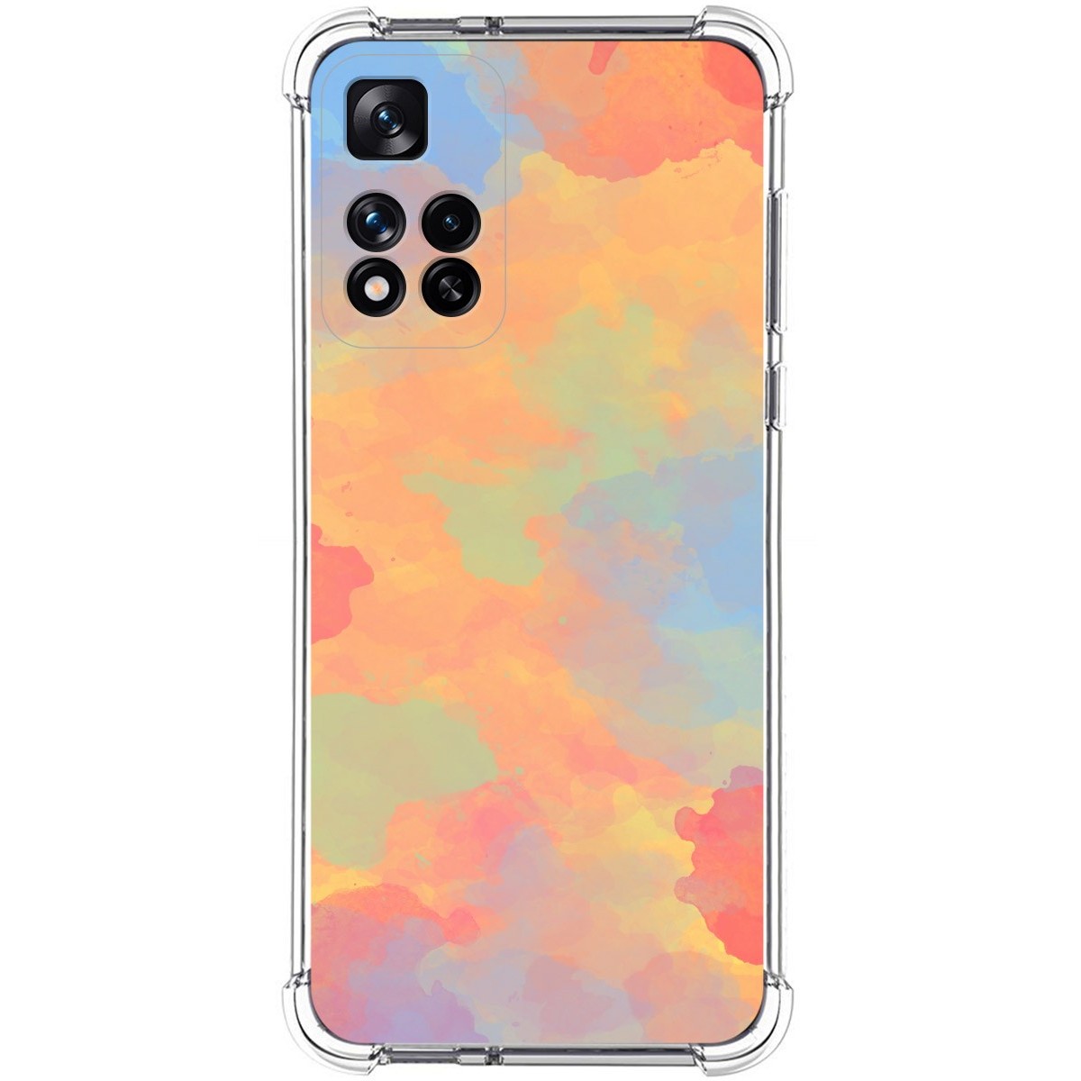 Funda Silicona Antigolpes para Xiaomi Redmi Note 11 Pro+ Plus 5G diseño Acuarela 08 Dibujos