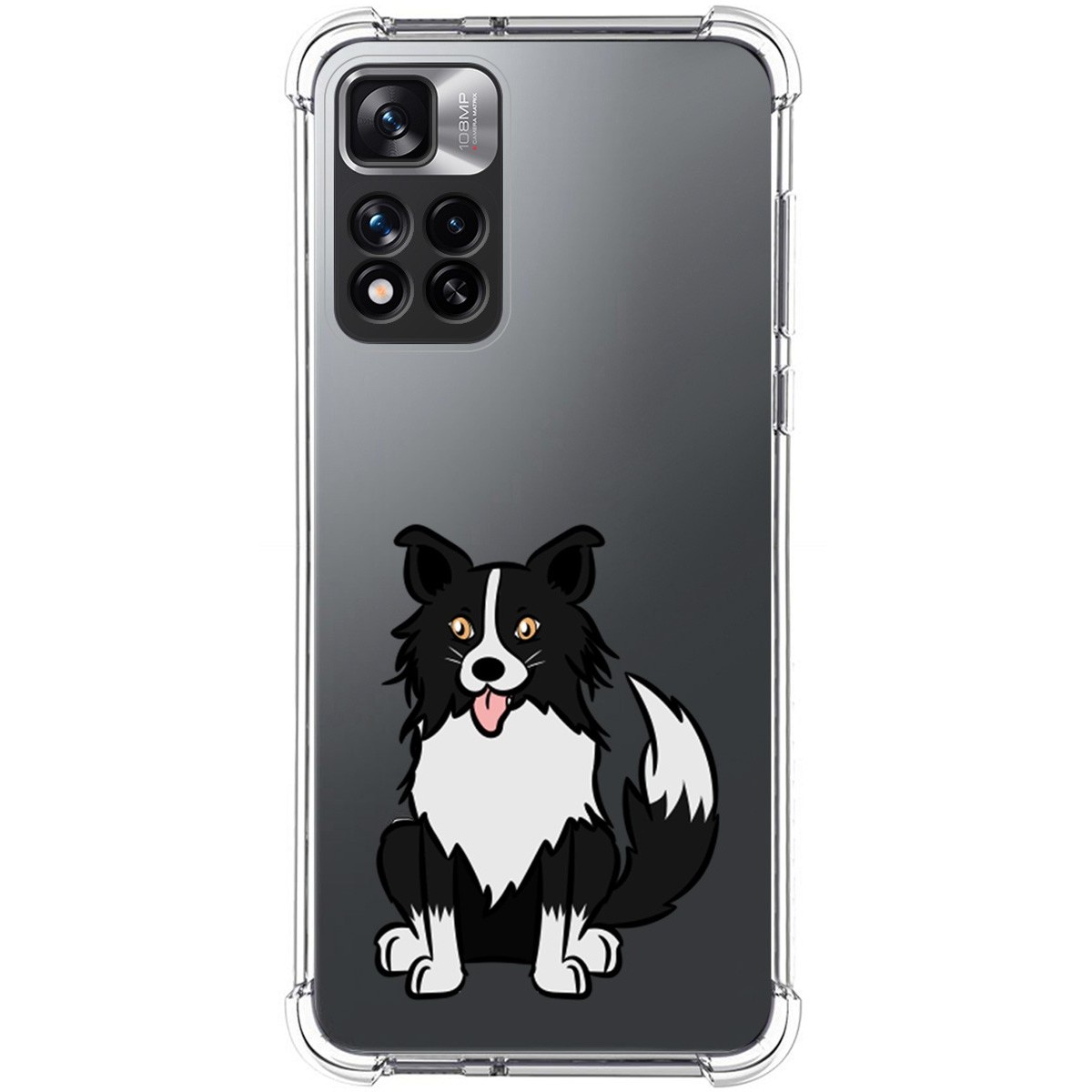 Funda Silicona Antigolpes para Xiaomi Redmi Note 11 Pro+ Plus 5G diseño Perros 01 Dibujos