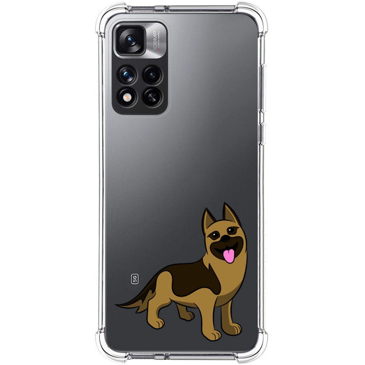 Funda Silicona Antigolpes para Xiaomi Redmi Note 11 Pro+ Plus 5G diseño Perros 03 Dibujos