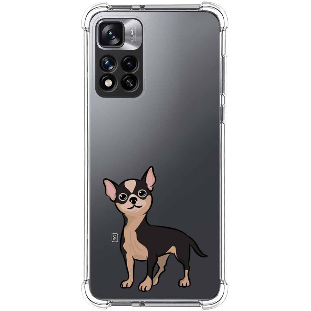 Funda Silicona Antigolpes para Xiaomi Redmi Note 11 Pro+ Plus 5G diseño Perros 05 Dibujos