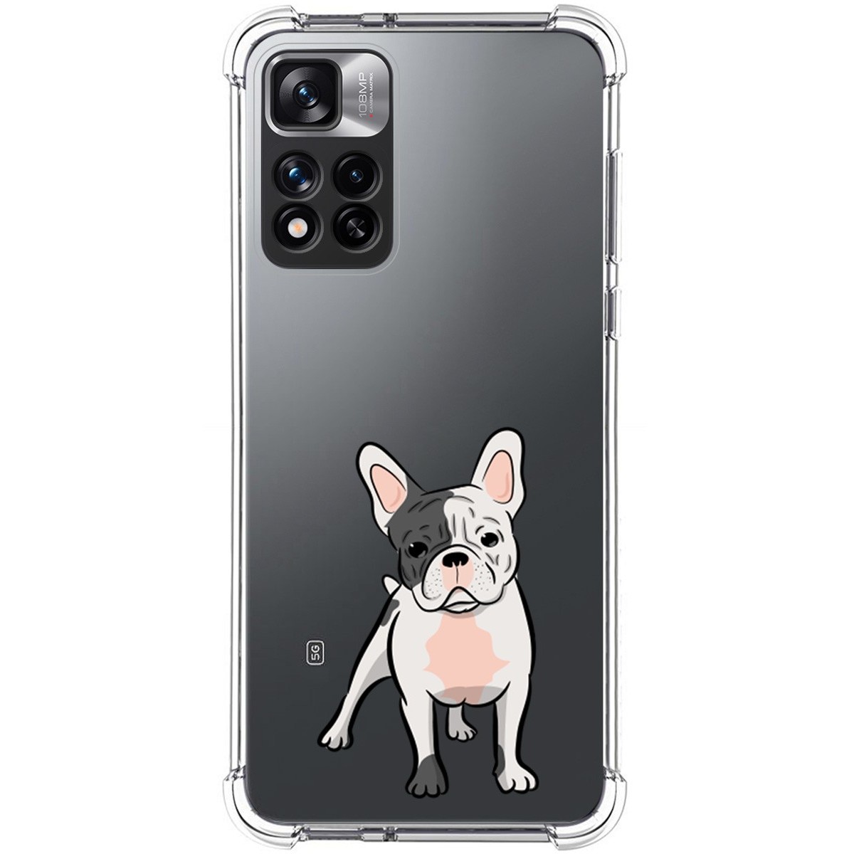 Funda Silicona Antigolpes para Xiaomi Redmi Note 11 Pro+ Plus 5G diseño Perros 06 Dibujos