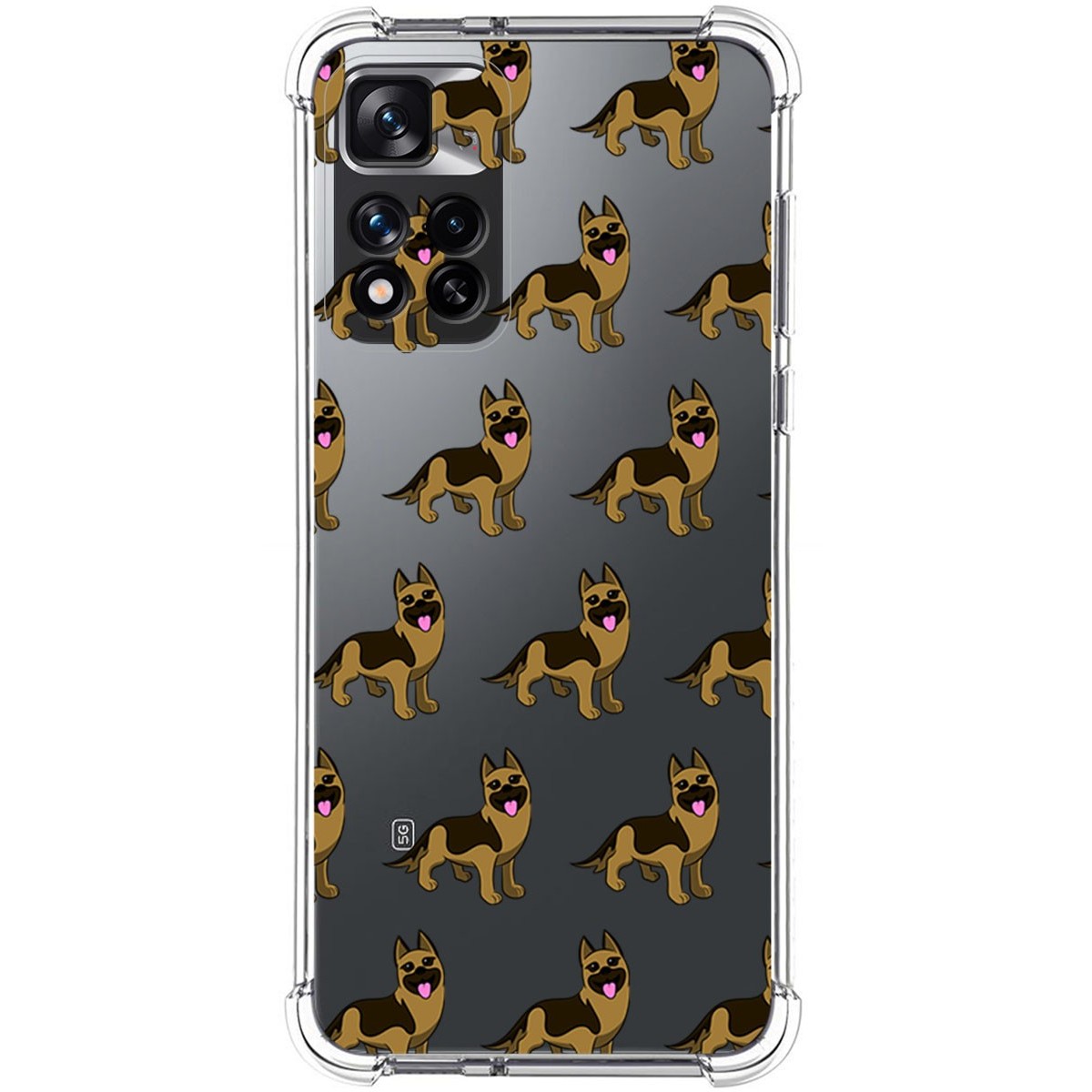 Funda Silicona Antigolpes para Xiaomi Redmi Note 11 Pro+ Plus 5G diseño Perros 09 Dibujos