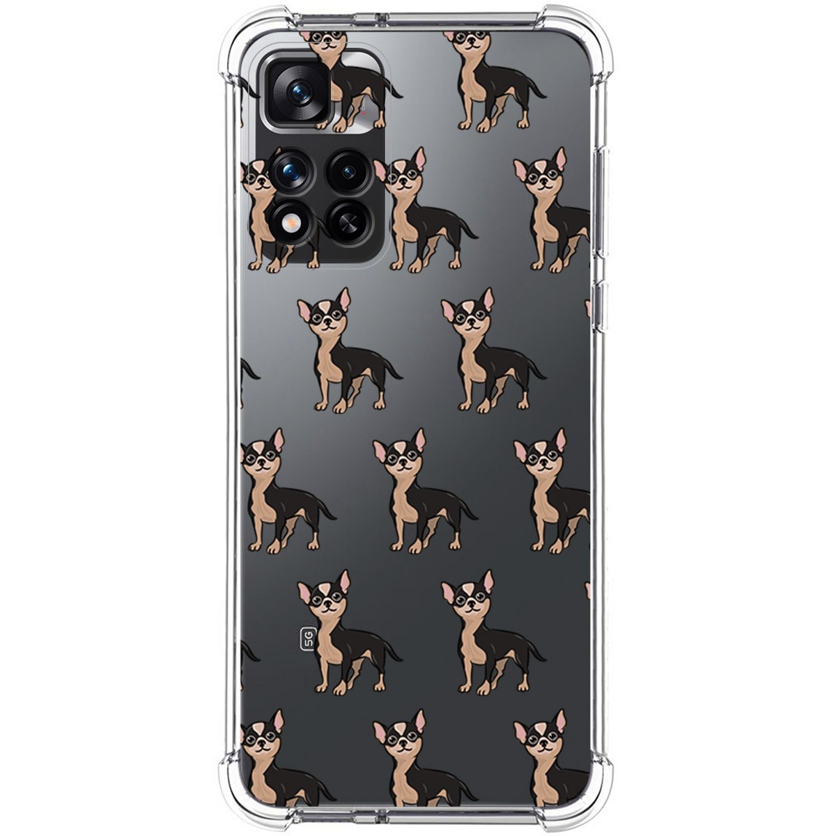 Funda Silicona Antigolpes para Xiaomi Redmi Note 11 Pro+ Plus 5G diseño Perros 11 Dibujos