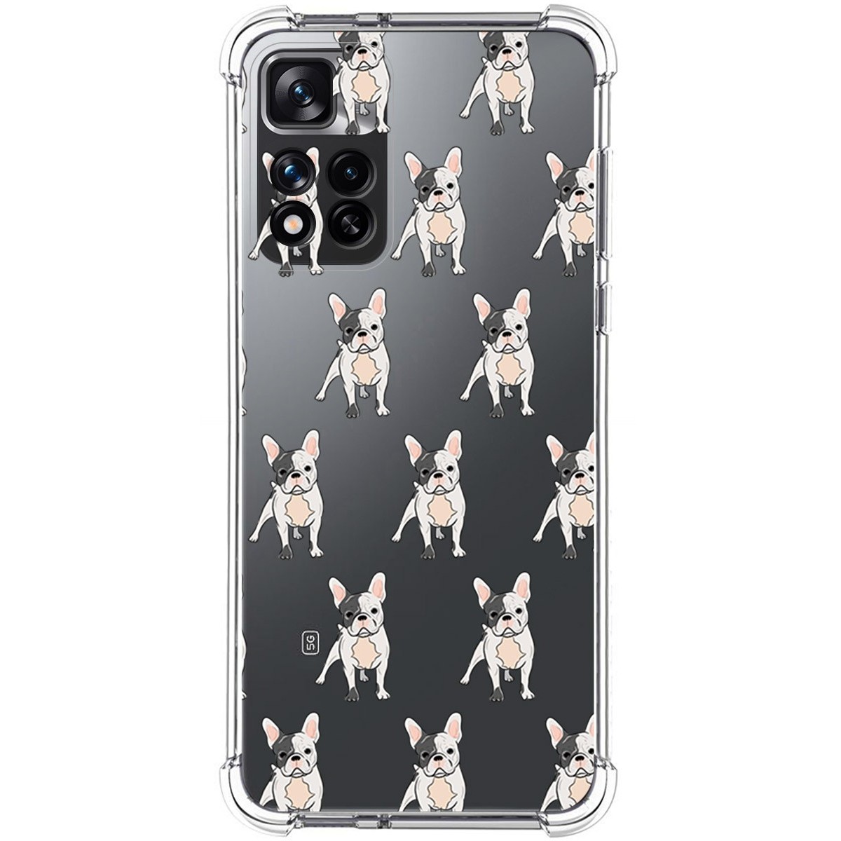 Funda Silicona Antigolpes para Xiaomi Redmi Note 11 Pro+ Plus 5G diseño Perros 12 Dibujos