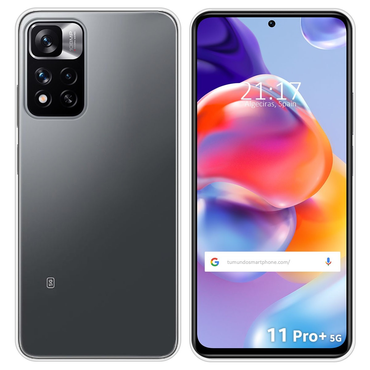 Funda Silicona Gel TPU Transparente para Xiaomi Redmi Note 11 Pro+ Plus 5G