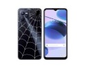 Funda Silicona Transparente para Realme C35 diseño Araña Dibujos