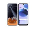 Funda Silicona Transparente para Realme C35 diseño Bufalo Dibujos