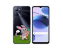 Funda Silicona Transparente para Realme C35 diseño Conejo Dibujos