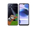Funda Silicona Transparente para Realme C35 diseño Panda Dibujos
