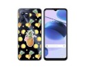 Funda Silicona Transparente para Realme C35 diseño Piña Dibujos