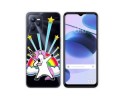 Funda Silicona Transparente para Realme C35 diseño Unicornio Dibujos