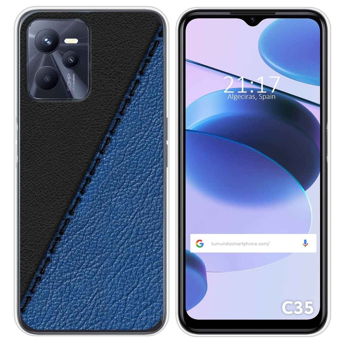 Funda Silicona para Realme C35 diseño Cuero 02 Dibujos