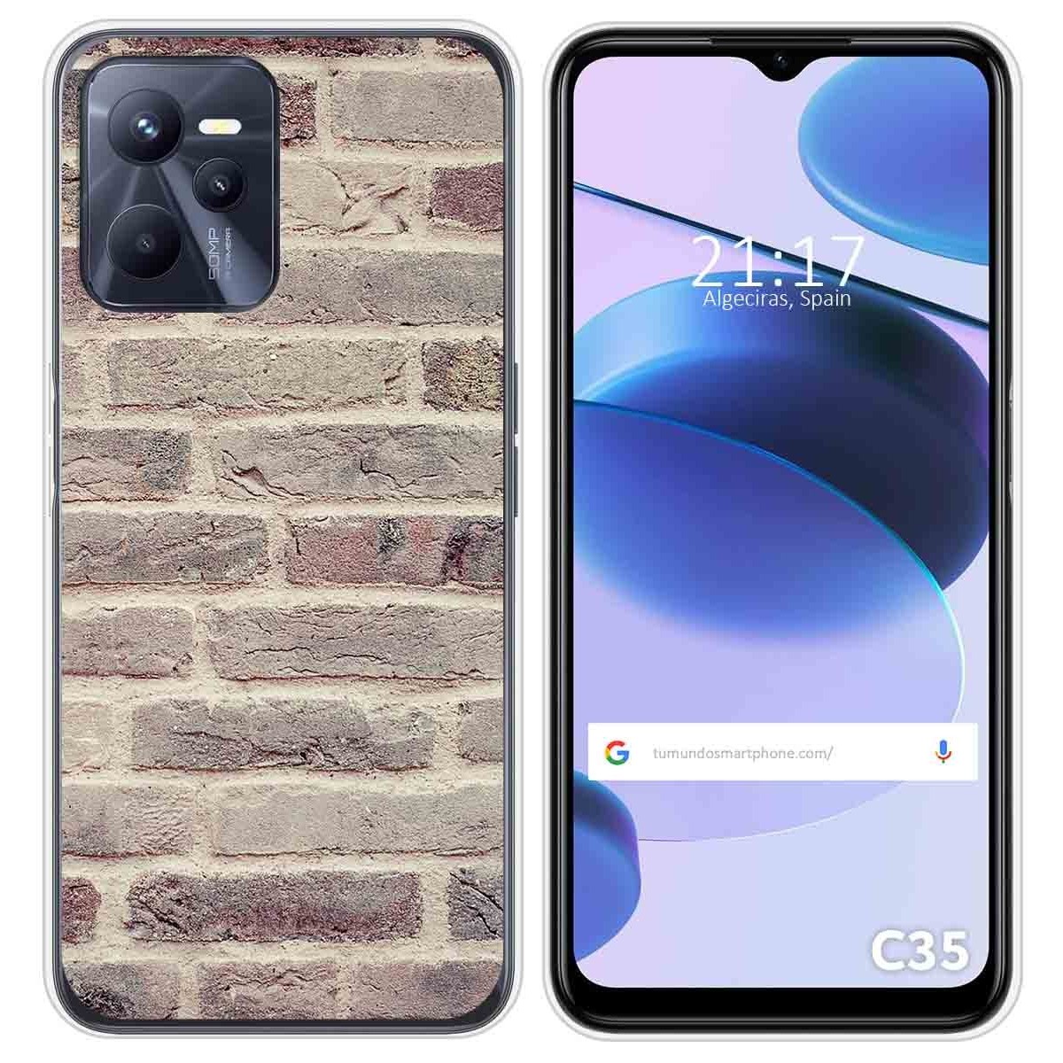 Funda Silicona para Realme C35 diseño Ladrillo 01 Dibujos