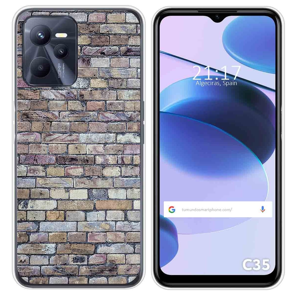 Funda Silicona para Realme C35 diseño Ladrillo 02 Dibujos