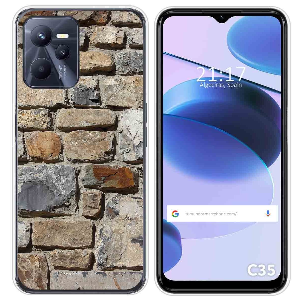 Funda Silicona para Realme C35 diseño Ladrillo 03 Dibujos