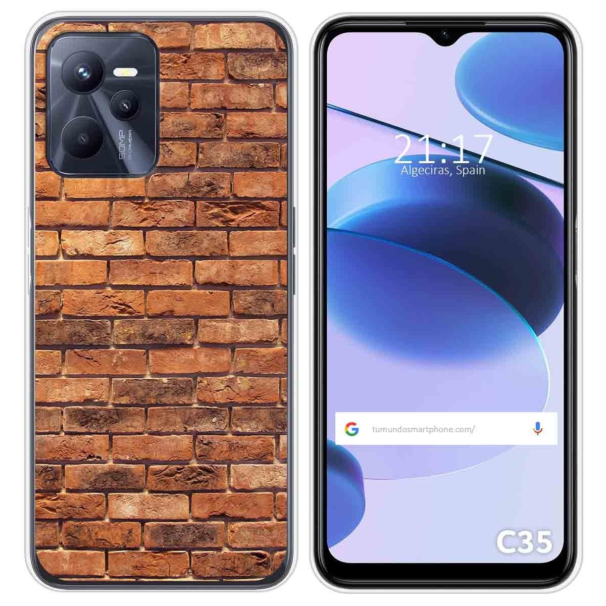 Funda Silicona para Realme C35 diseño Ladrillo 04 Dibujos