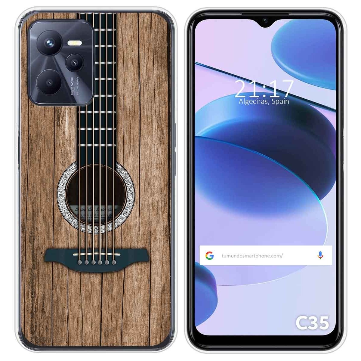 Funda Silicona para Realme C35 diseño Madera 11 Dibujos