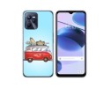 Funda Silicona para Realme C35 diseño Furgoneta Dibujos