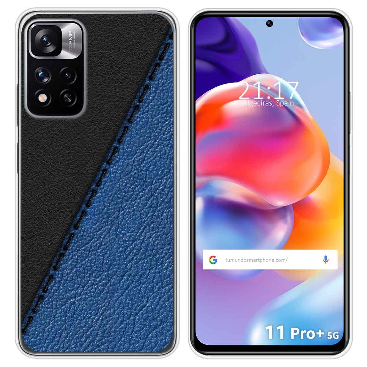 Funda Silicona para Xiaomi Redmi Note 11 Pro+ Plus 5G diseño Cuero 02 Dibujos