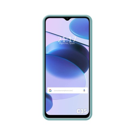 Funda Silicona Líquida Ultra Suave para Realme C35 color Azul