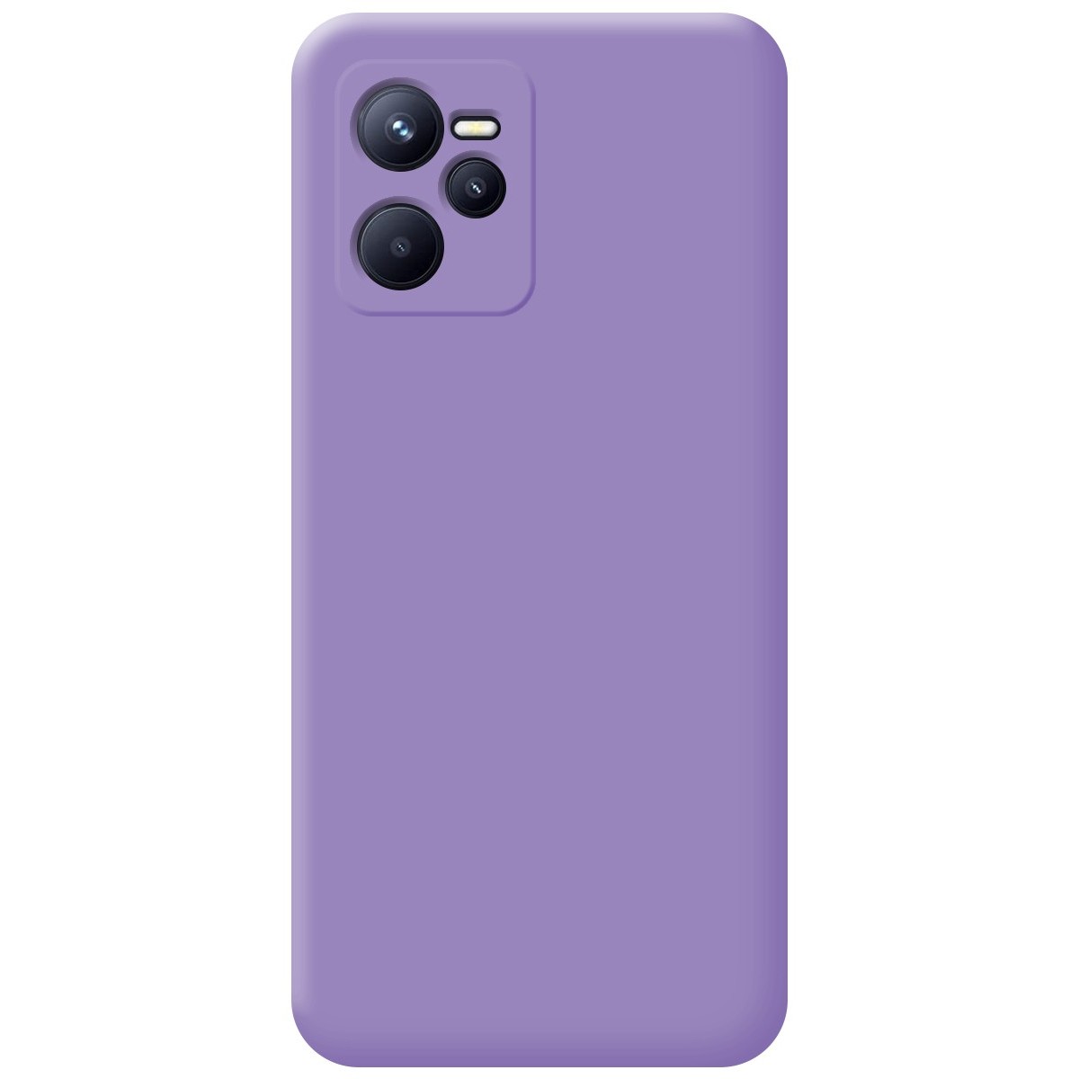 Funda Silicona Líquida Ultra Suave para Realme C35 color Morada