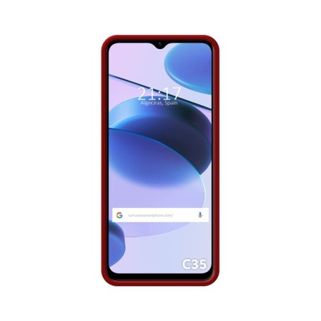 Funda Silicona Líquida Ultra Suave para Realme C35 color Roja