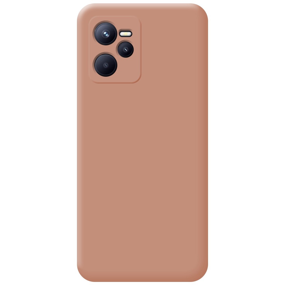 Funda Silicona Líquida Ultra Suave para Realme C35 color Rosa