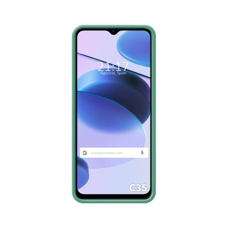 Funda Silicona Líquida Ultra Suave para Realme C35 color Verde