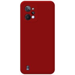 Funda Silicona Líquida Ultra Suave para Realme C31 color Roja