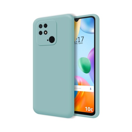 Funda Silicona Líquida Ultra Suave para Xiaomi Redmi 10C color Azul