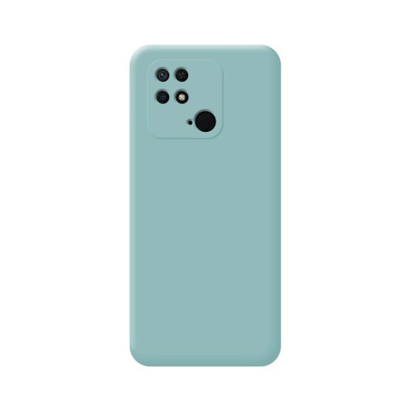 Funda Silicona Líquida Ultra Suave para Xiaomi Redmi 10C color Azul