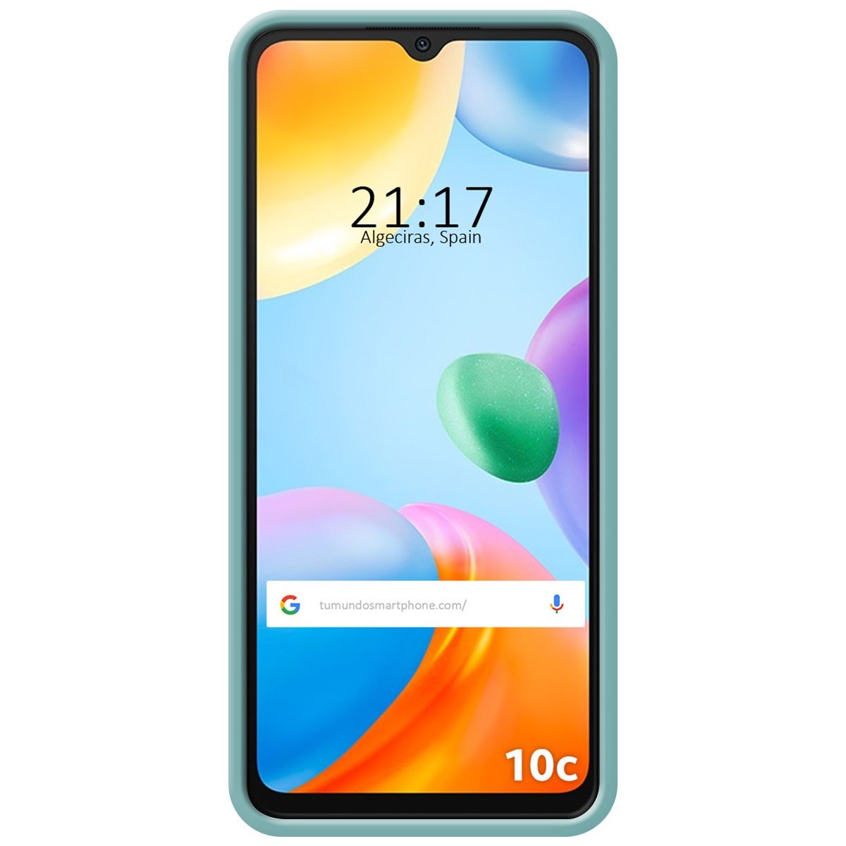 Funda Silicona Líquida Ultra Suave para Xiaomi Redmi 10C color Azul