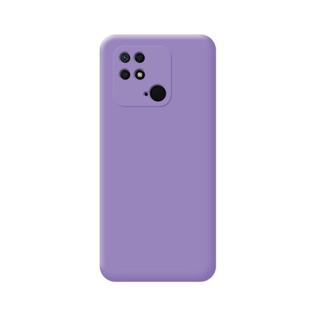 Funda Silicona Líquida Ultra Suave para Xiaomi Redmi 10C color Morada