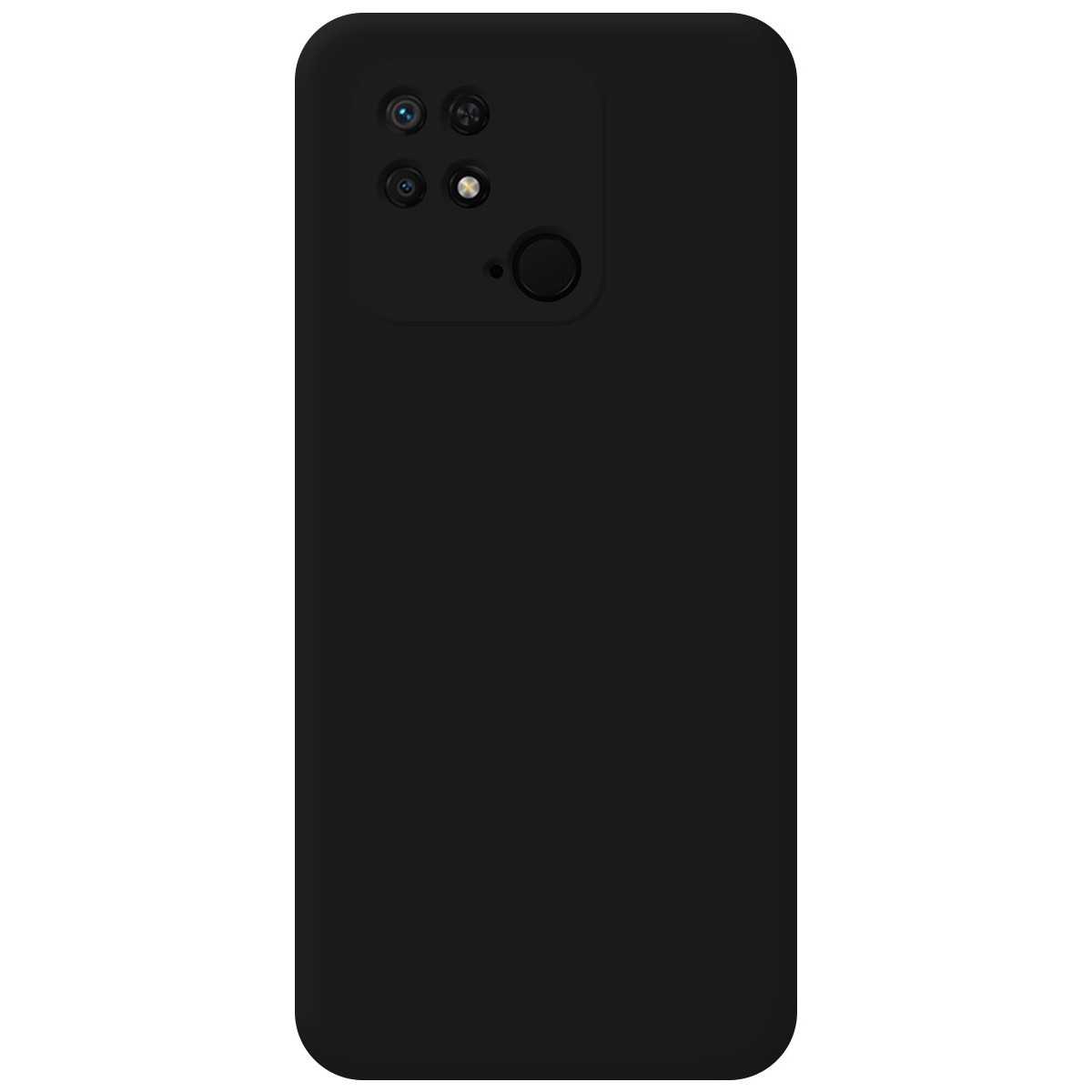 Funda Silicona Líquida Ultra Suave para Xiaomi Redmi 10C color Negra