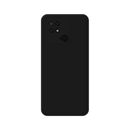 Funda Silicona Líquida Ultra Suave para Xiaomi Redmi 10C color Negra