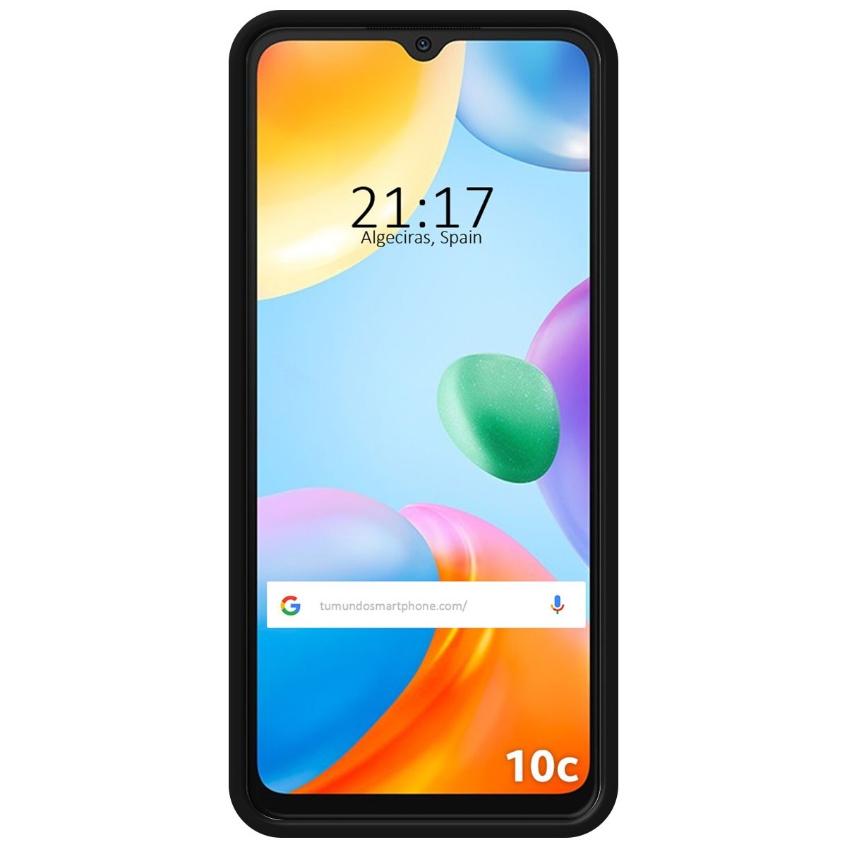 Funda Silicona Líquida Ultra Suave para Xiaomi Redmi 10C color Negra