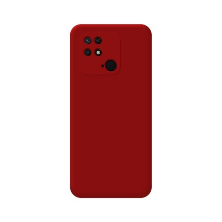 Funda Silicona Líquida Ultra Suave para Xiaomi Redmi 10C color Roja