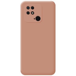 Funda Silicona Líquida Ultra Suave para Xiaomi Redmi 10C color Rosa