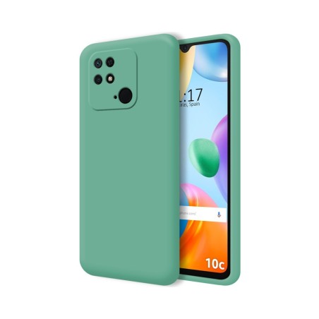 Funda Silicona Líquida Ultra Suave para Xiaomi Redmi 10C color Verde